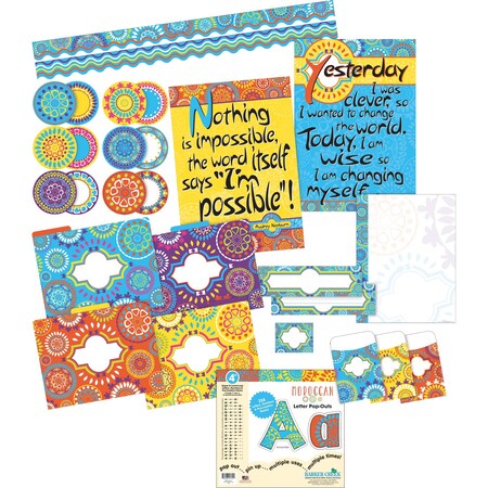 Barker Creek Moroccan Designer Classroom Set, 479 Pieces/Set 3566